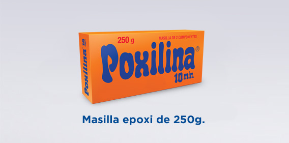 Masilla Epoxi 2 componentes POXILINA 70 gr.